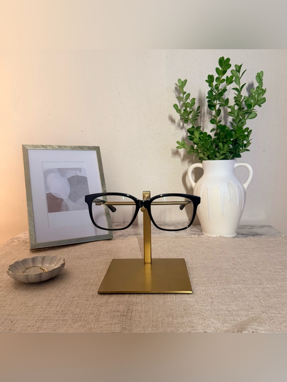 Original Gucci Black Eyeglasses with Burgundy Glitter Arms
